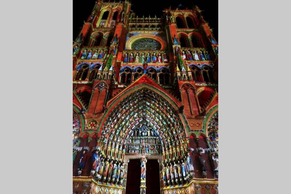 Maison Famille-Confort-Terrasse Jardin-Vue Cathedrale Amiens Bagian luar foto